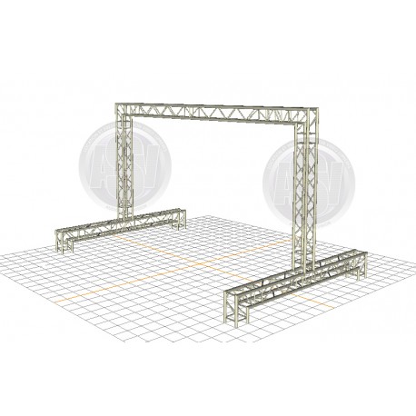 Location structure pour écran led plein jour extérieur grand écran géant led outdoor Aix en Provence 13080 13090 13098 13100 132
