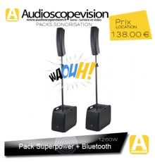 Location Pack sono 1260W RMS colonne design type line array Bluetooth Aubagne