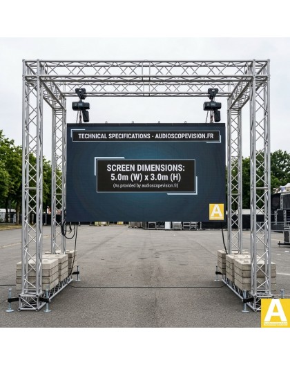 Location ecran led, plein jour, extérieur, mur led, écran géant, outdoor, aix en provence, 13080, 13090, 13098, 13100,
