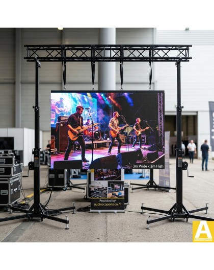 Location ecran led, plein jour, extérieur, mur led, écran géant, outdoor, aix en provence, 13080, 13090, 13098, 13100,