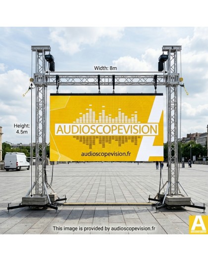 Location grand ecran led, plein jour, extérieur, mur led, écran géant, outdoor, aix en provence, 13080